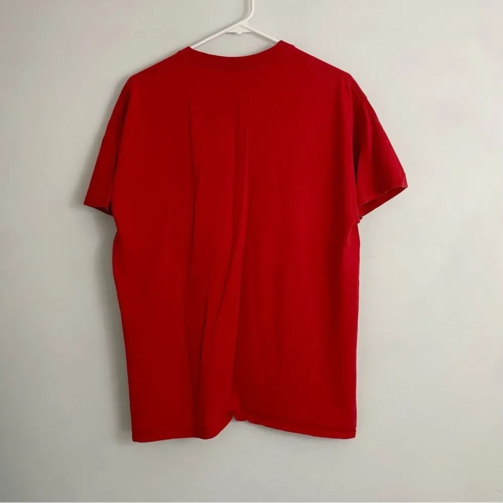 Thrasher Magazinr Red Men's T-Shirt Crew Neck Short Sleeve